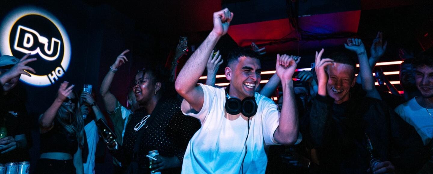 Sammy Virji at a DJ Mag event. Photo by Drew Eckheart